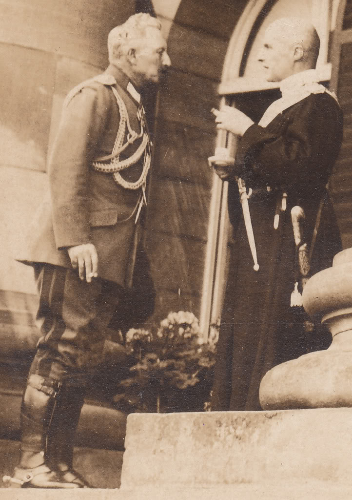 Гетман Украины П. Скоропадский и кайзер Германии Вильгельм II, август 1918 г.